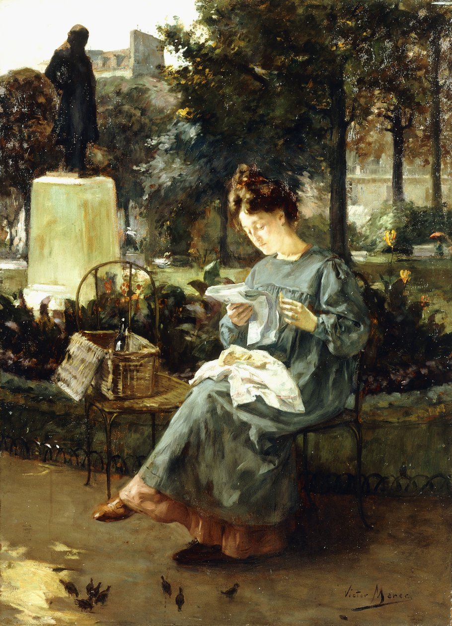 Nachmittag im Jardin du Luxembourg von Victor Marec