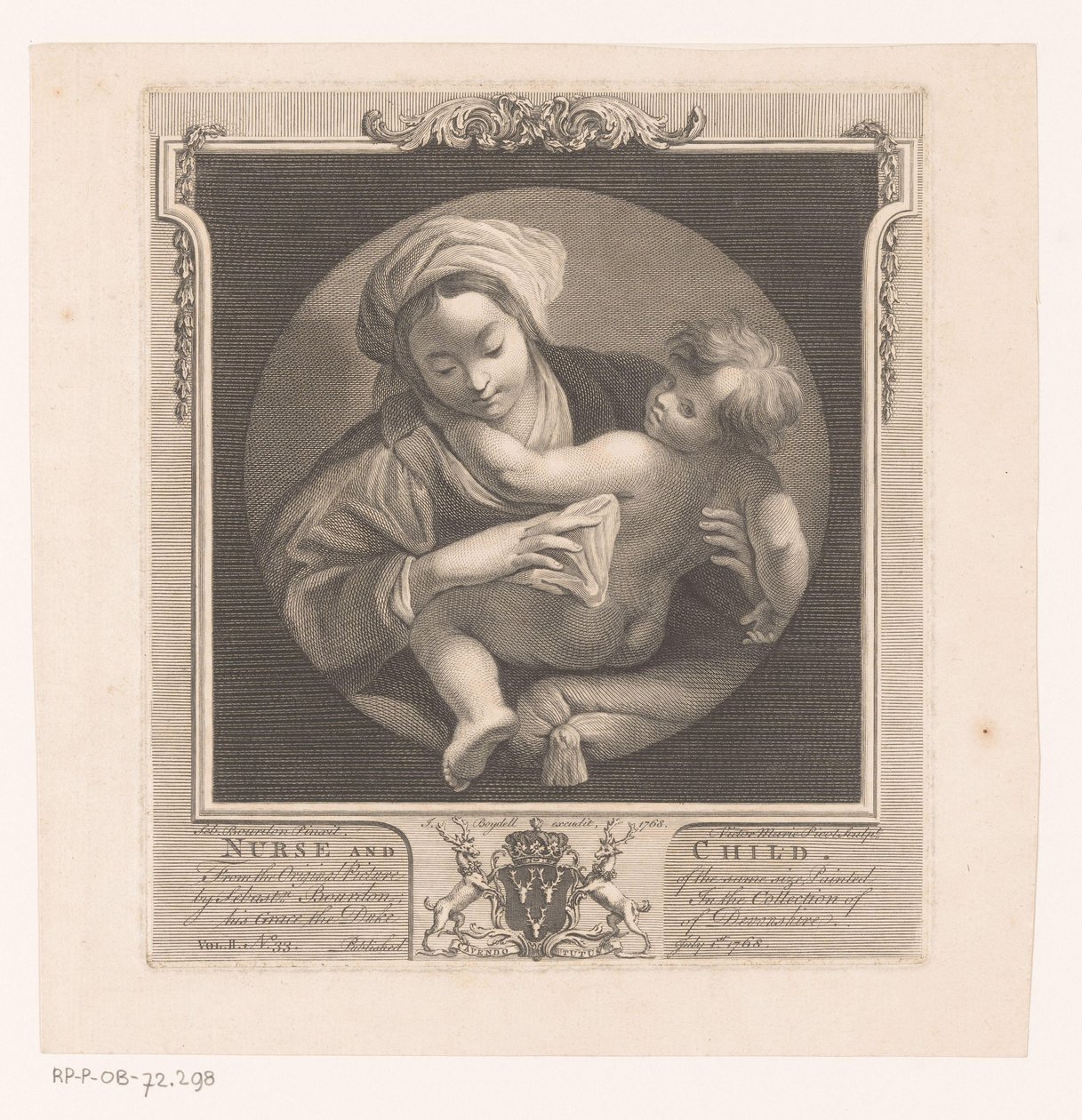 Frau mit Kind von Victor Marie Picot