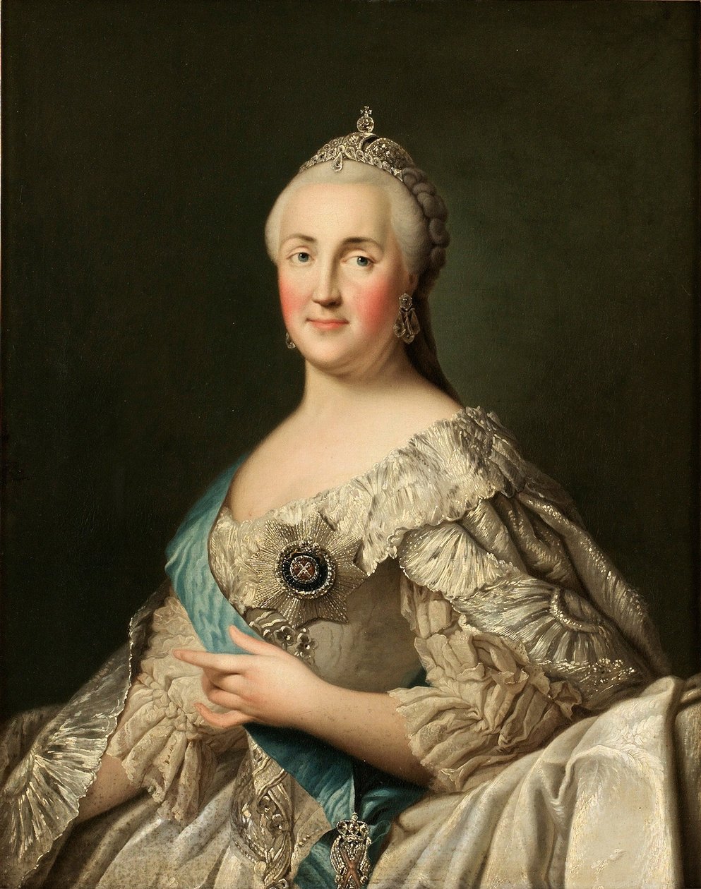 Porträt der Kaiserin Katharina II. 1729-1796, ca. 1780 von Vigilius Erichsen