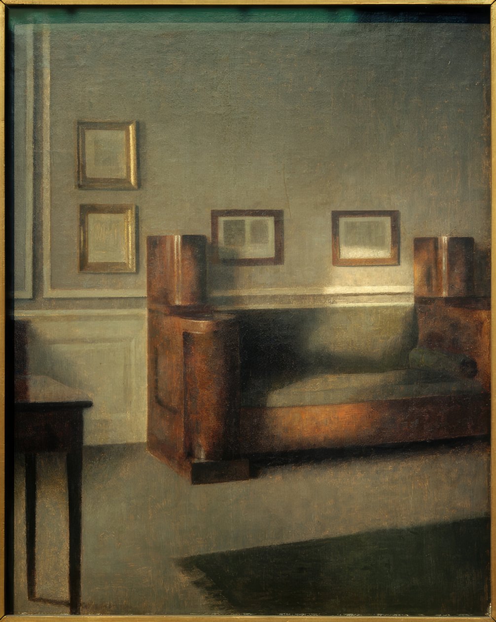 Das alte Schranksofa von Vilhelm Hammershoi