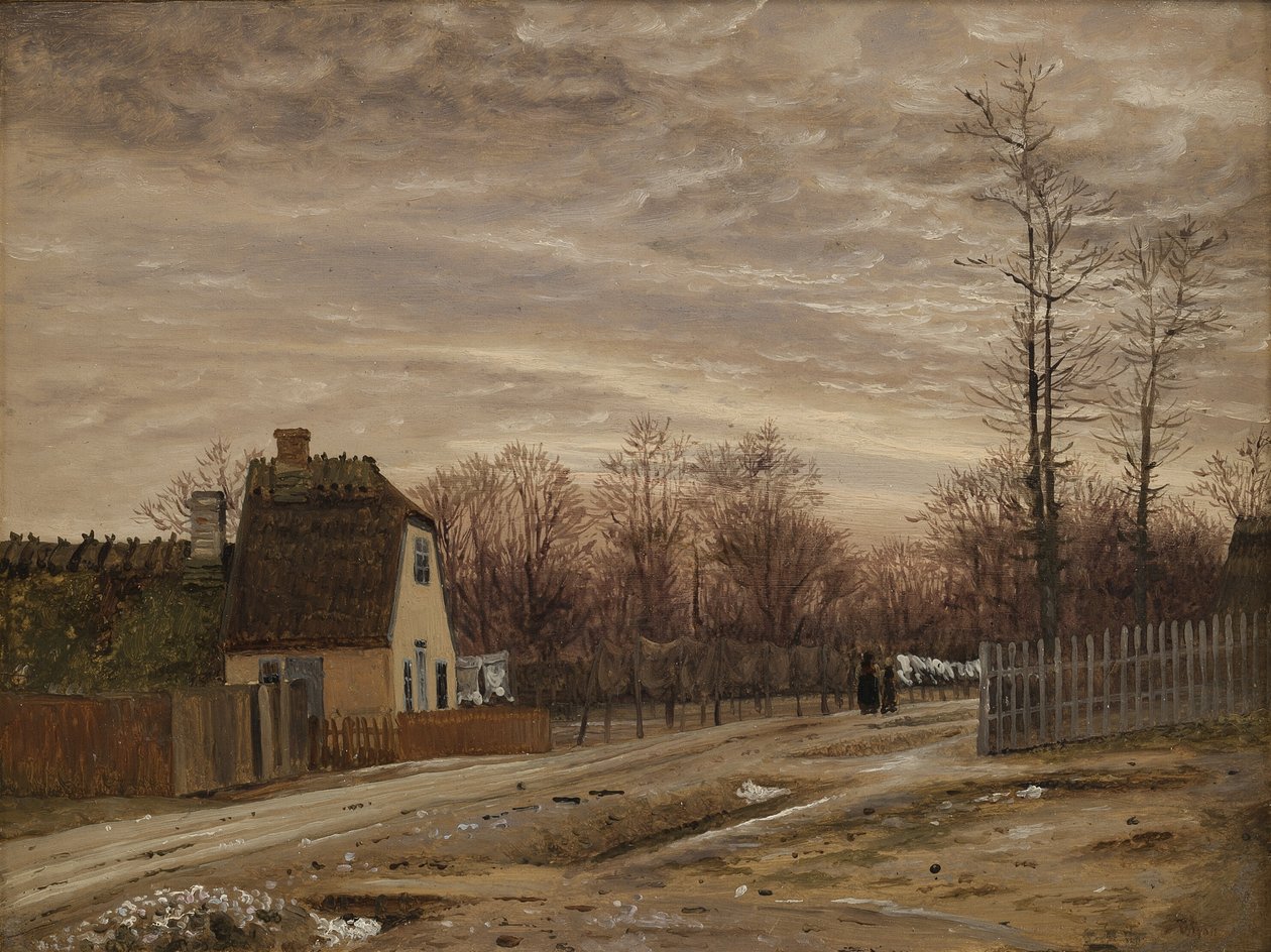 Abend nach dem Tauwetter. Taabæk, nördlich von Kopenhagen von Vilhelm Kyhn