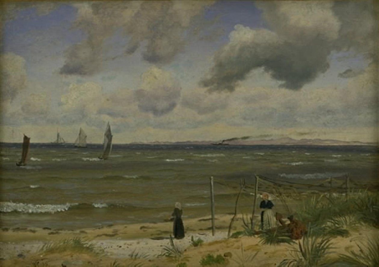 Hornbæk Strand im Norden von Seeland von Vilhelm Kyhn