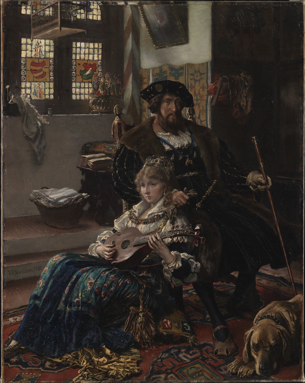 Christian II. und Dyveke von Vilhelm Rosenstand
