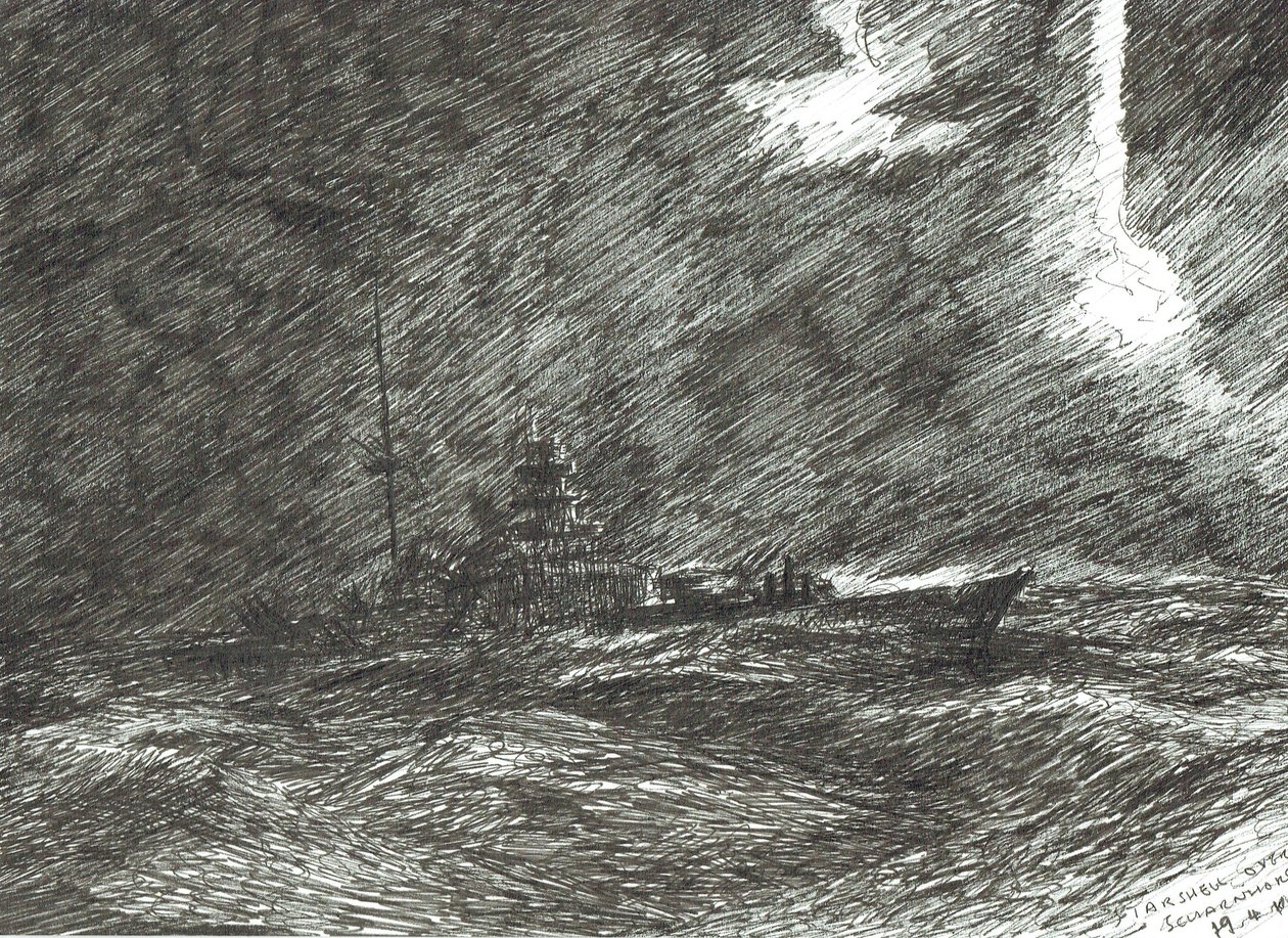 Schlacht am Nordkap 1943 von Vincent Alexander Booth