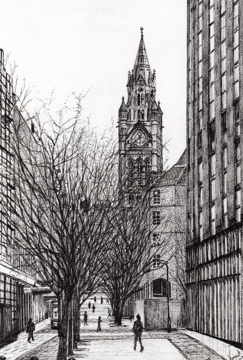 Rathaus Manchester von Deansgate, 2007 von Vincent Alexander Booth