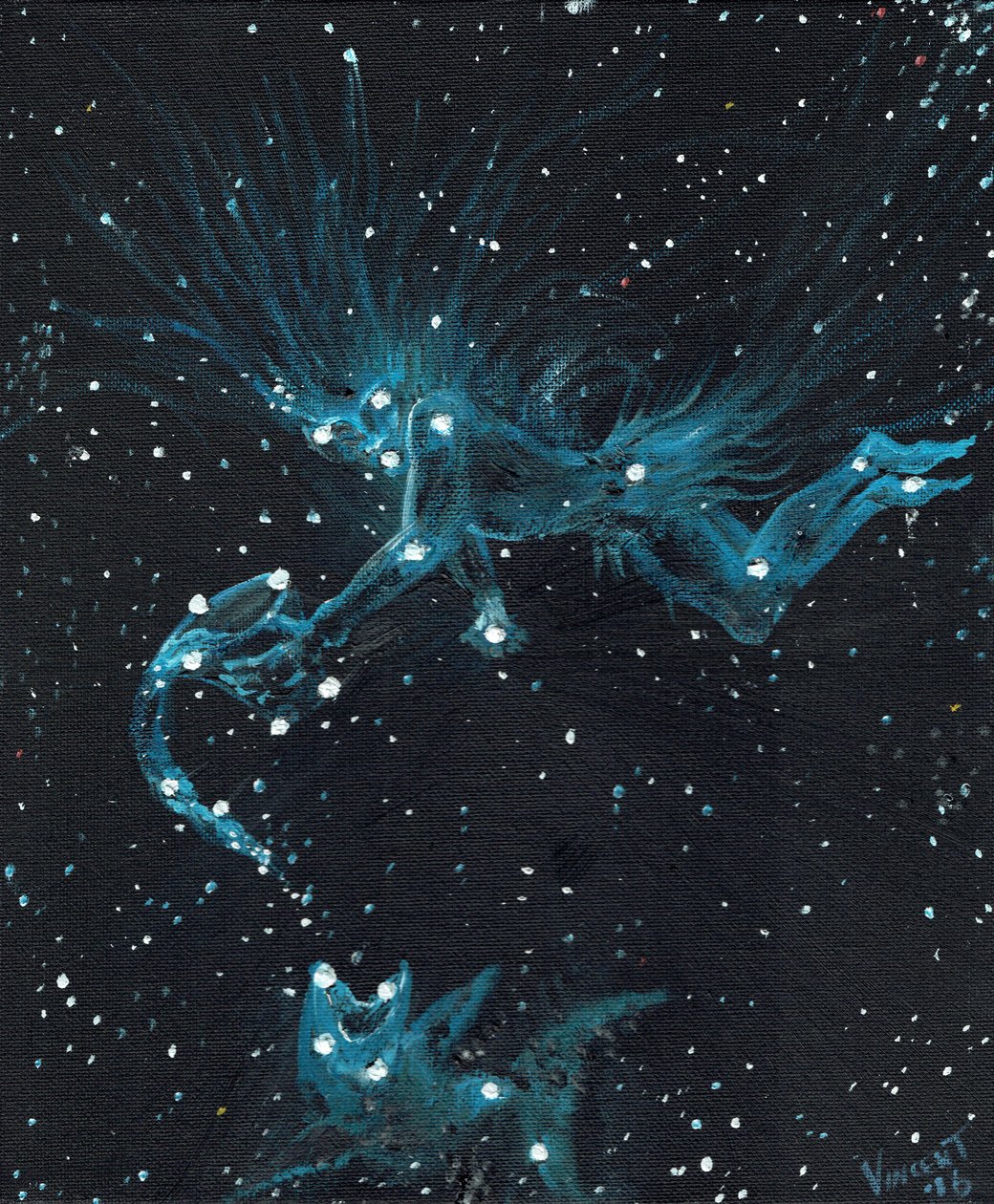 Sternzeichen Wassermann, 2016 von Vincent Alexander Booth