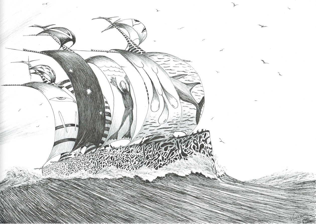 Sturmerschaffer Cape Henlopen, 2024 von Vincent Alexander Booth