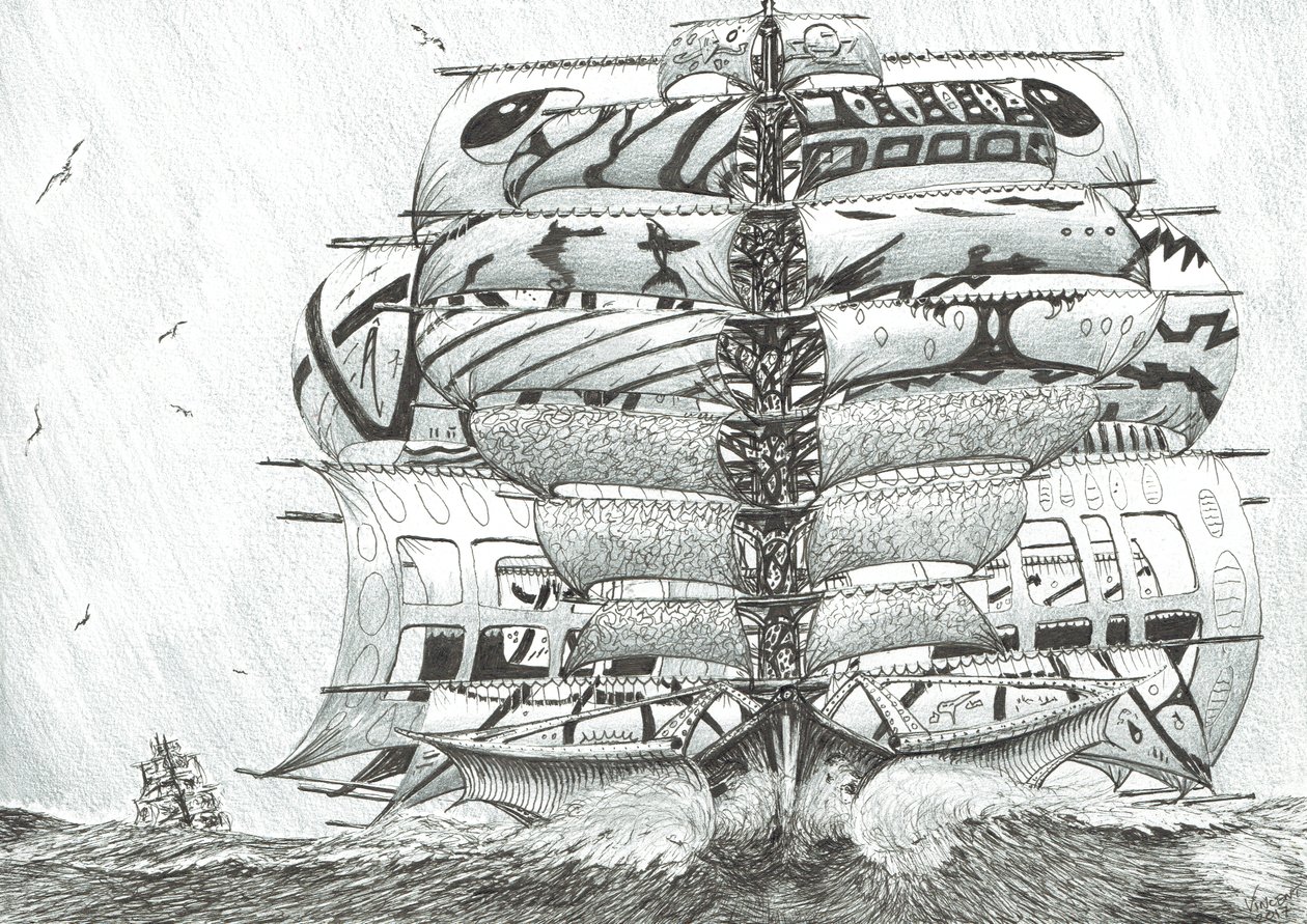 Sturmerschaffer Mittelmeer, 2017 von Vincent Alexander Booth