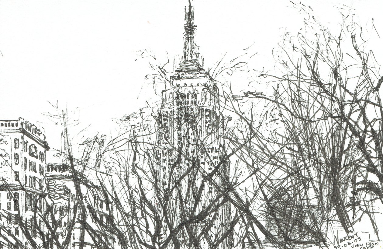 Blick aus dem Café New York, 2003 von Vincent Alexander Booth