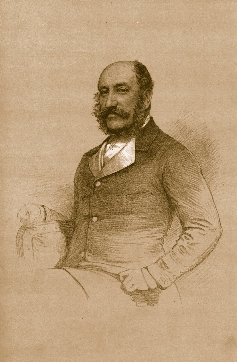 Der Herzog von Beaufort, K.G., 1879 von Vincent Brooks Day and Son