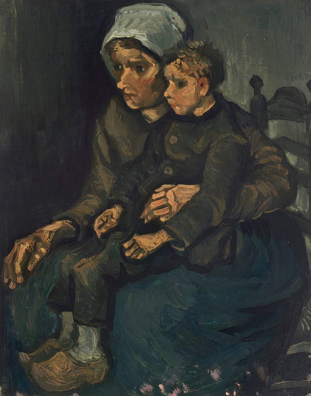 Bäuerin mit Kind auf dem Schoß, 1885 von Vincent van Gogh