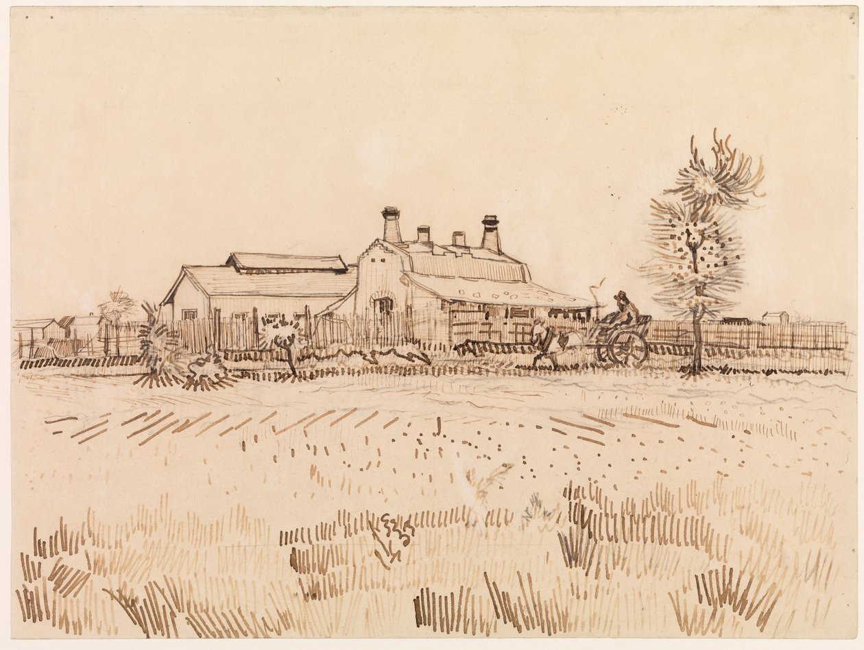 Eine Ziegelfabrik, 1888 von Vincent van Gogh