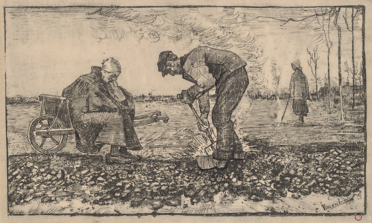 Brennende Unkräuter von Vincent van Gogh