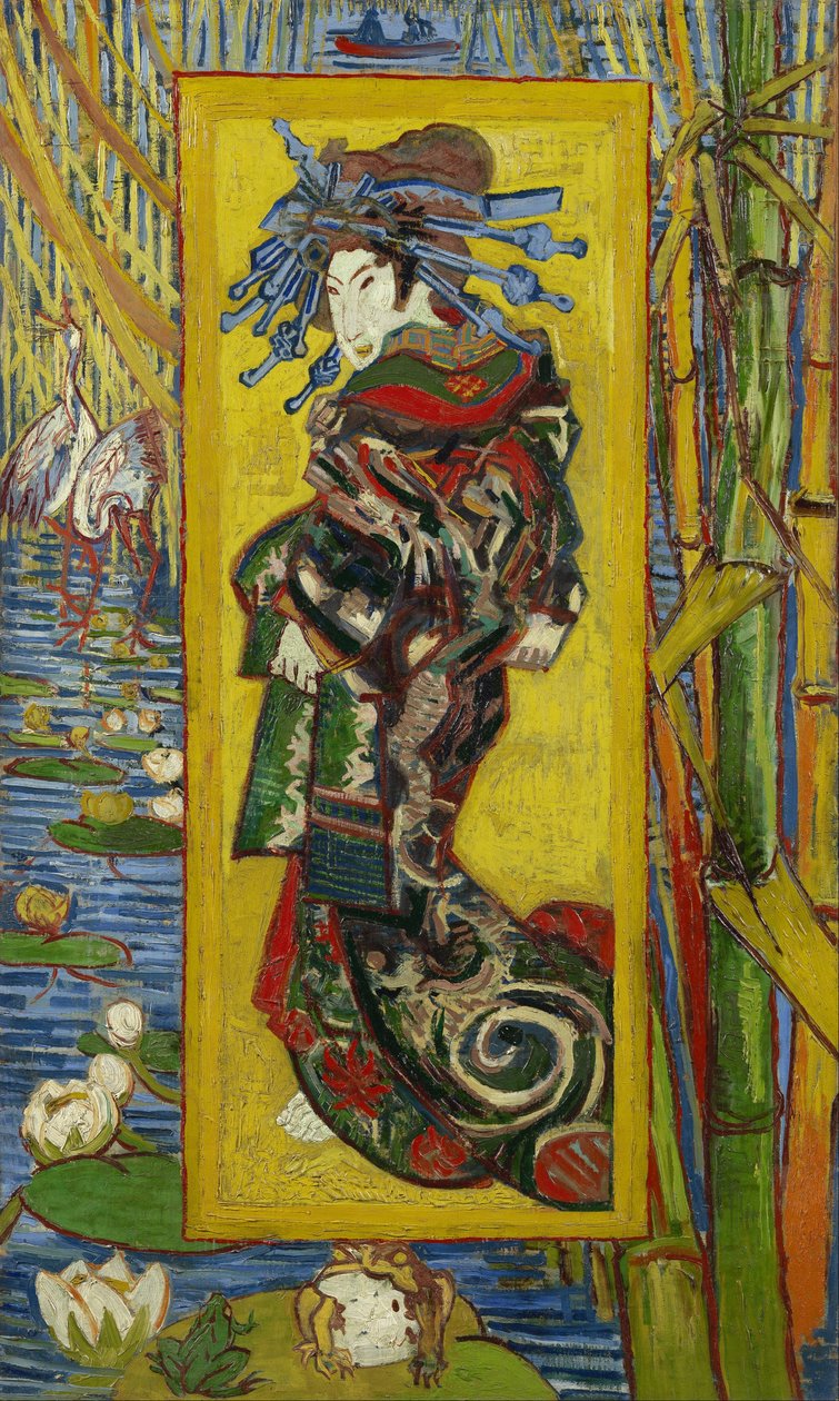 Kurtisane: nach Eisen von Vincent van Gogh
