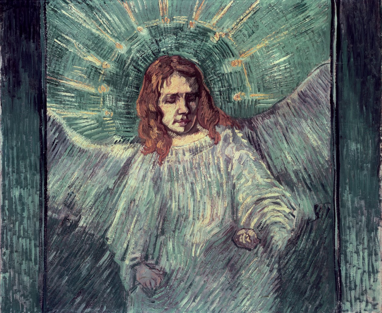 Kopf eines Engels, nach Rembrandt, 1889 von Vincent van Gogh
