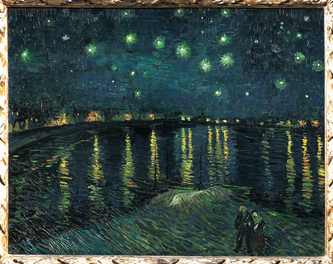 Die Sternennacht, Arles 1888 von Vincent van Gogh