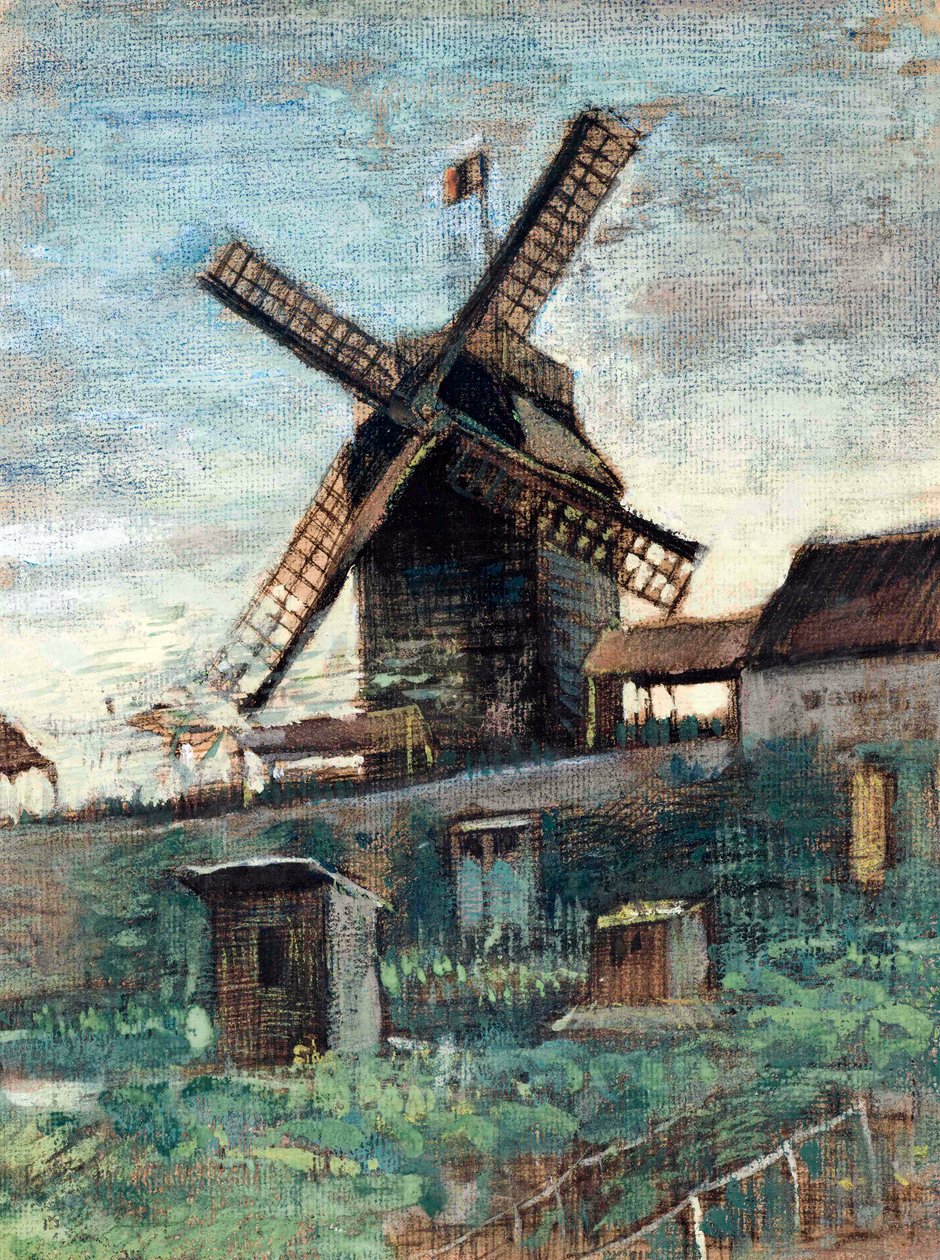 Der Blute-Fin-Mühle von Vincent van Gogh