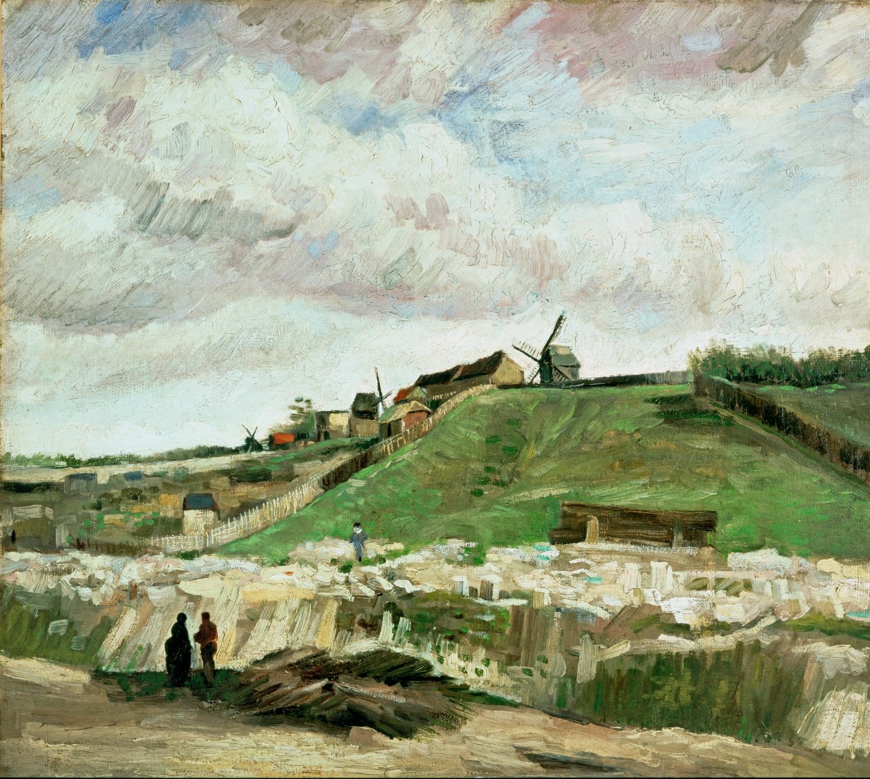 Steinbruch auf Montmartre von Vincent van Gogh