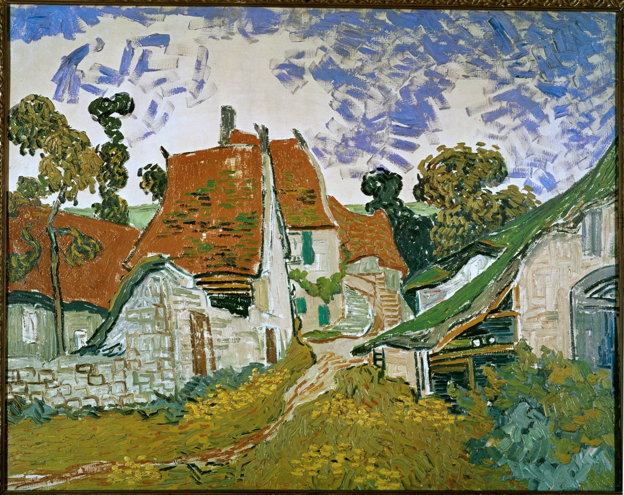 Straße in Auvers von Vincent van Gogh