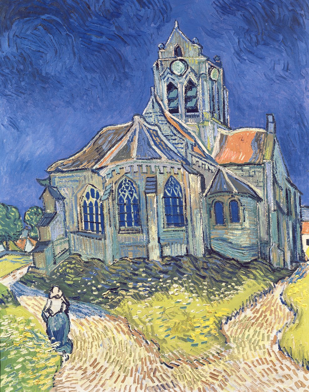 Die Kirche von Auvers-sur-Oise von Vincent van Gogh