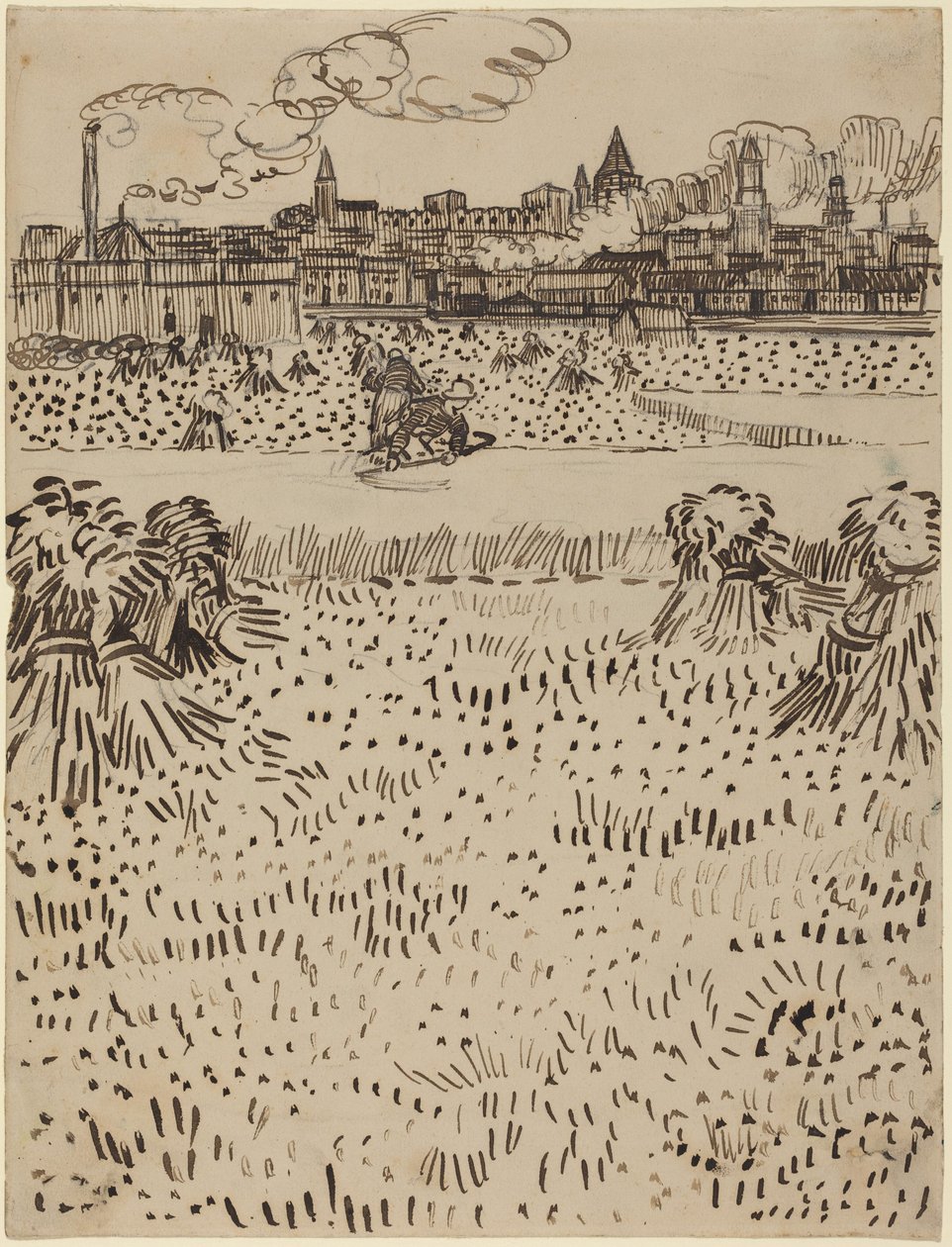 Die Ernte von Vincent van Gogh