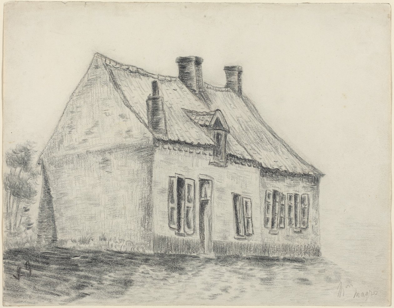 Das Magrot-Haus, Cuesmes von Vincent van Gogh