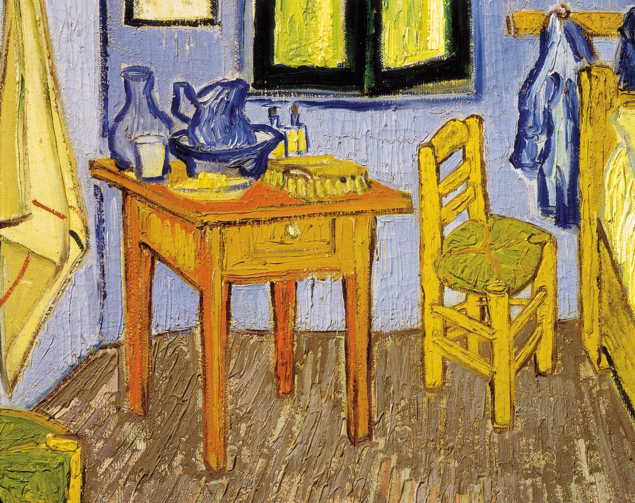 Das Zimmer von Vincent Van Gogh in Arles (Detail) von Vincent van Gogh
