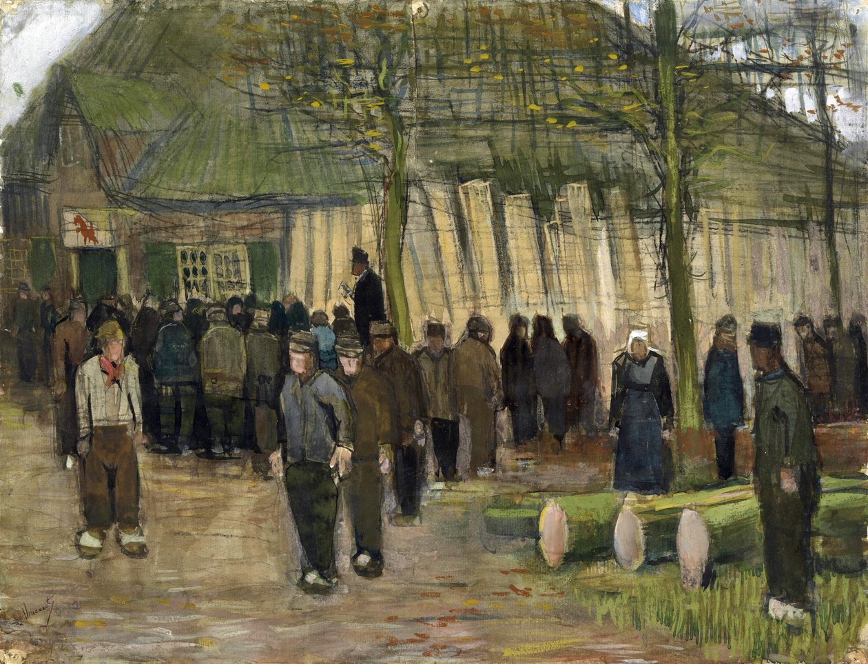 Holzverkauf von Vincent van Gogh