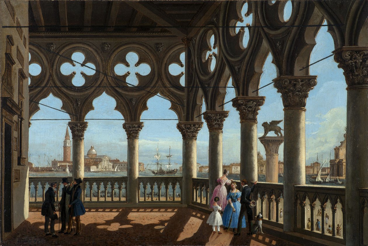 Venedig - Loggia des Dogenpalastes von Vincenzo Chilone