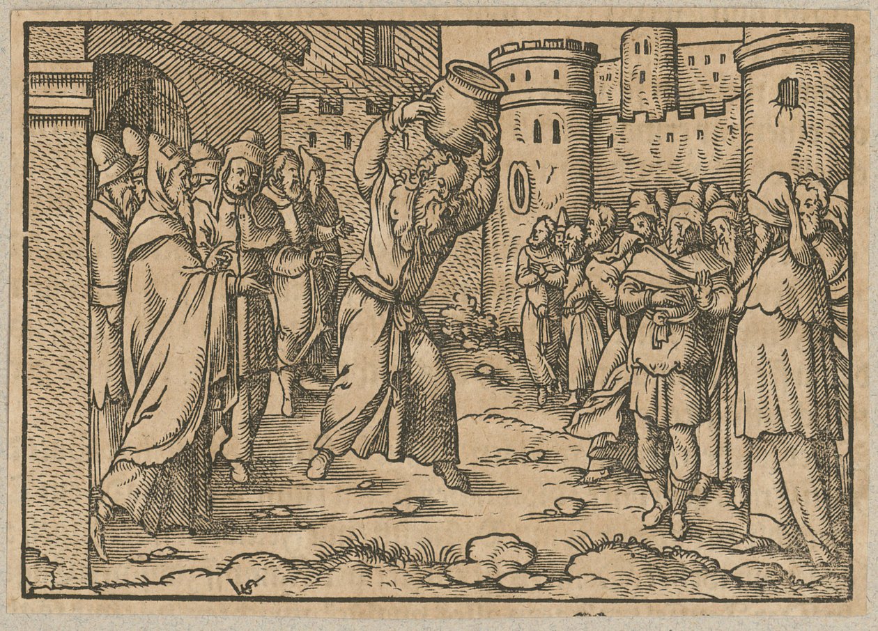Jeremia mit dem Tonkrug von Virgil Solis