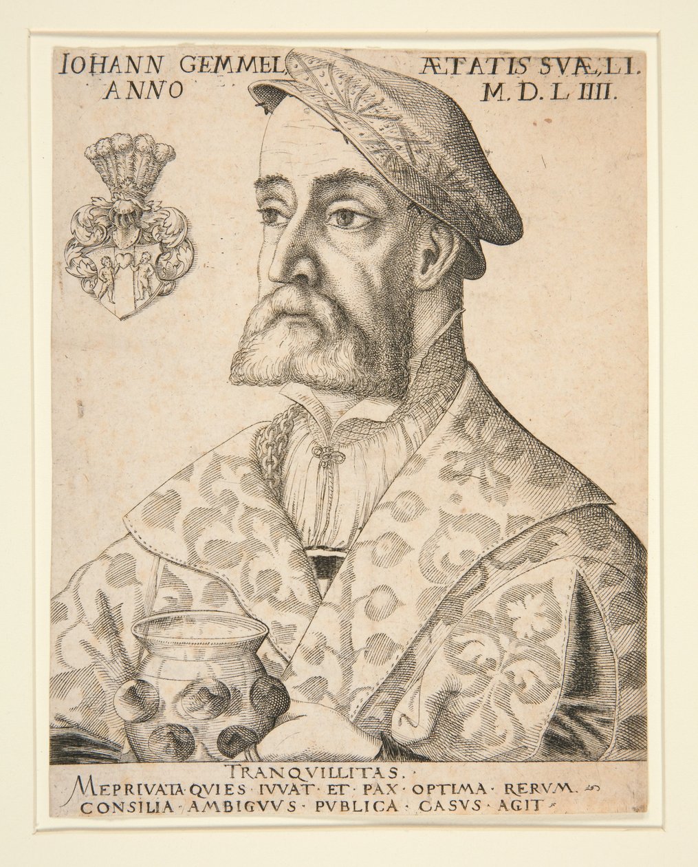 Porträt von Joannes Gemmel von Virgil Solis