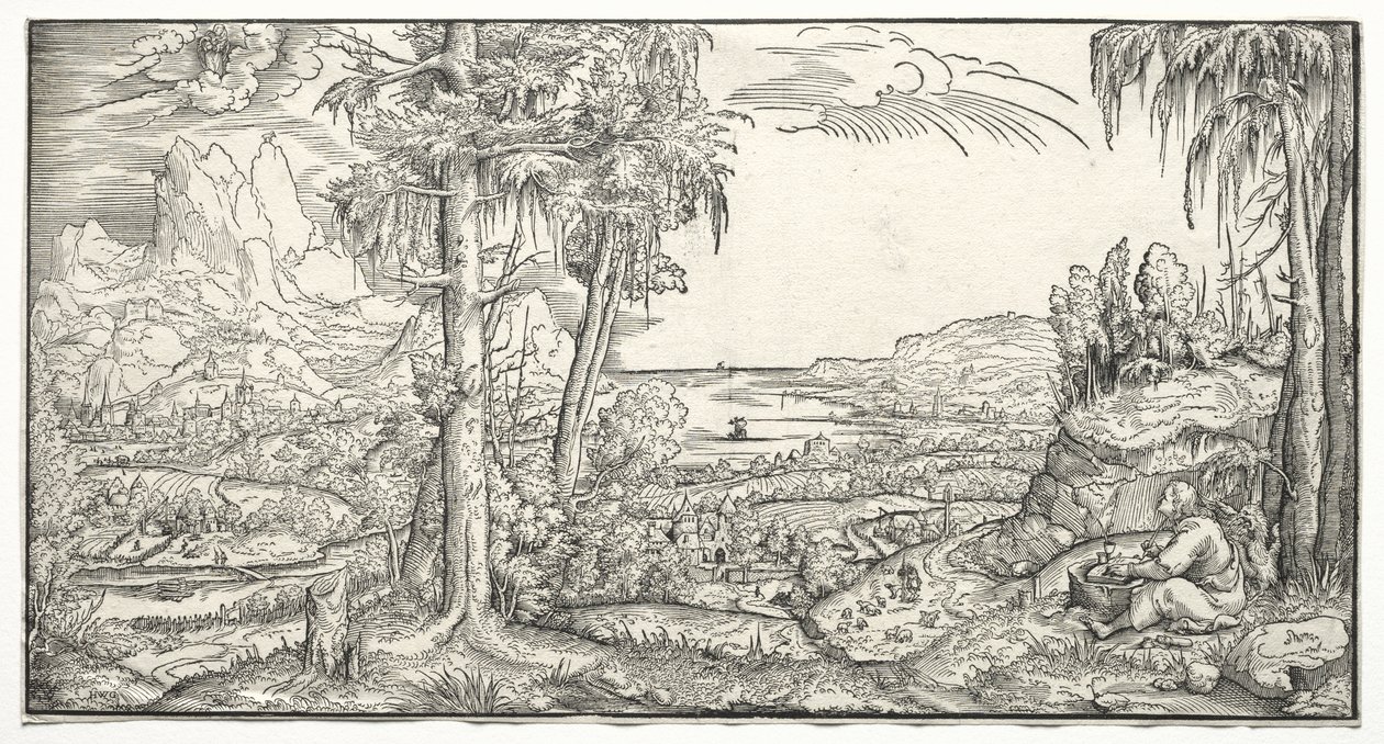 St. Johannes auf der Insel Patmos von Virgil Solis