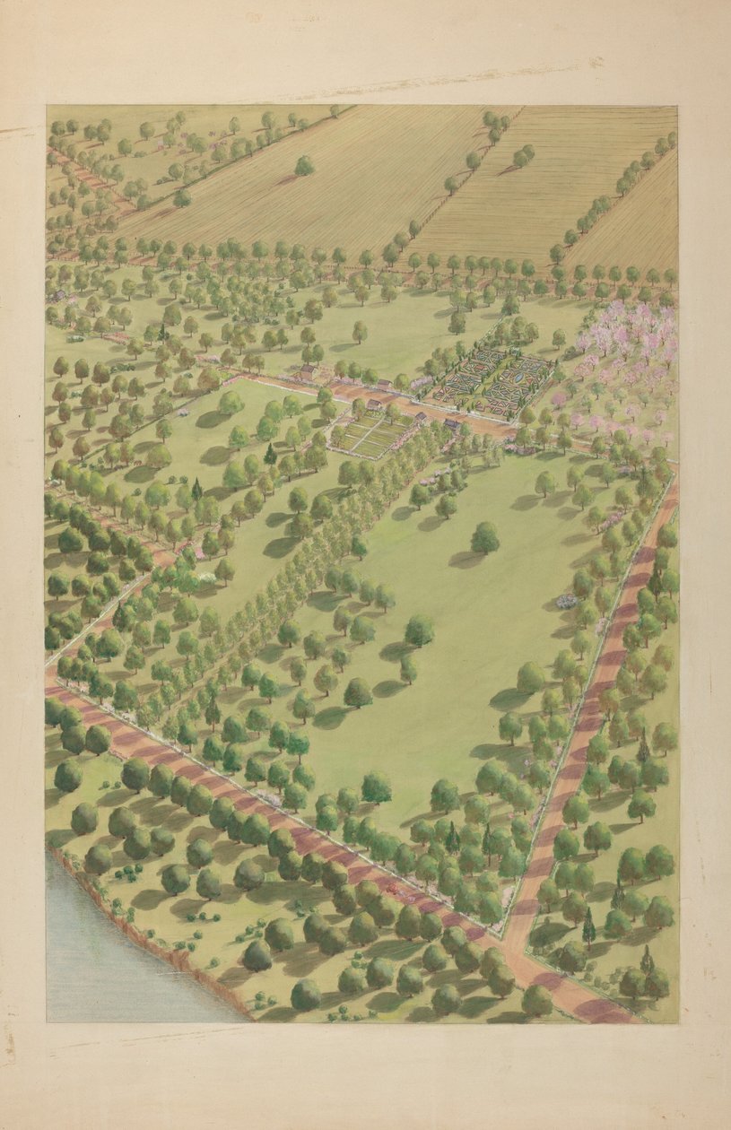 Hudson River Anwesen, um 1939 von Virginia Richards