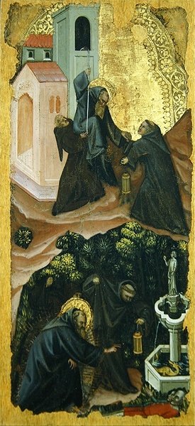 Szenen aus dem Leben des Heiligen Antonius des Abtes von Vitale da Bologna Vitale da Bologna