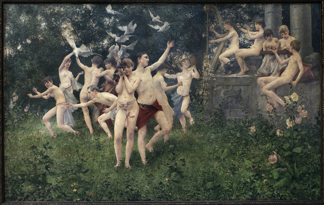 Frühlingsfest (allegorische Szene) von Vitezlav Karel Masek