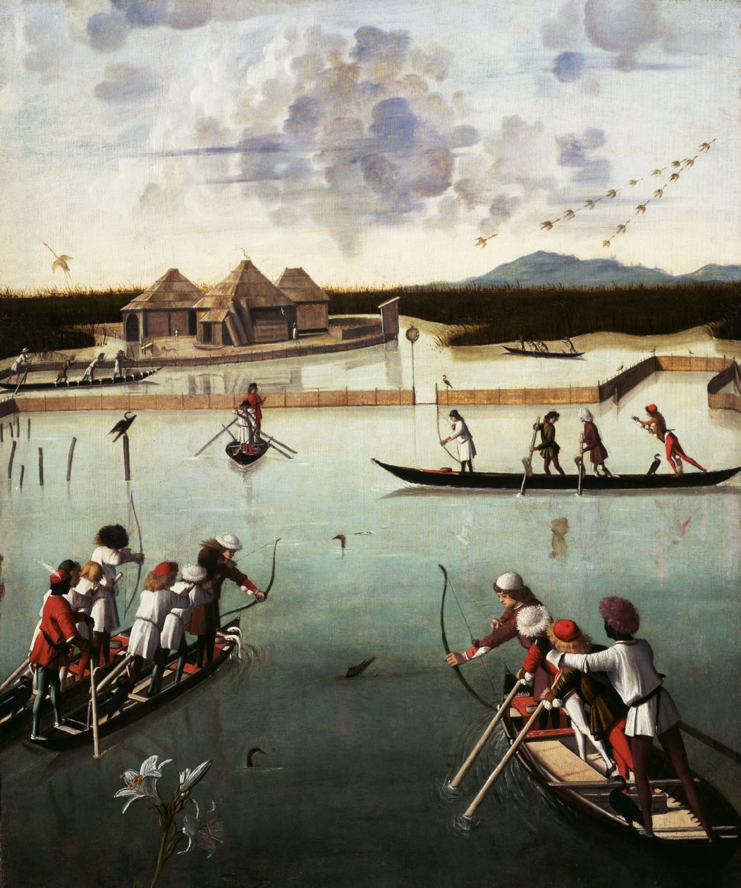 Jagd auf der Lagune, ca. 1490-5 von Vittore Carpaccio