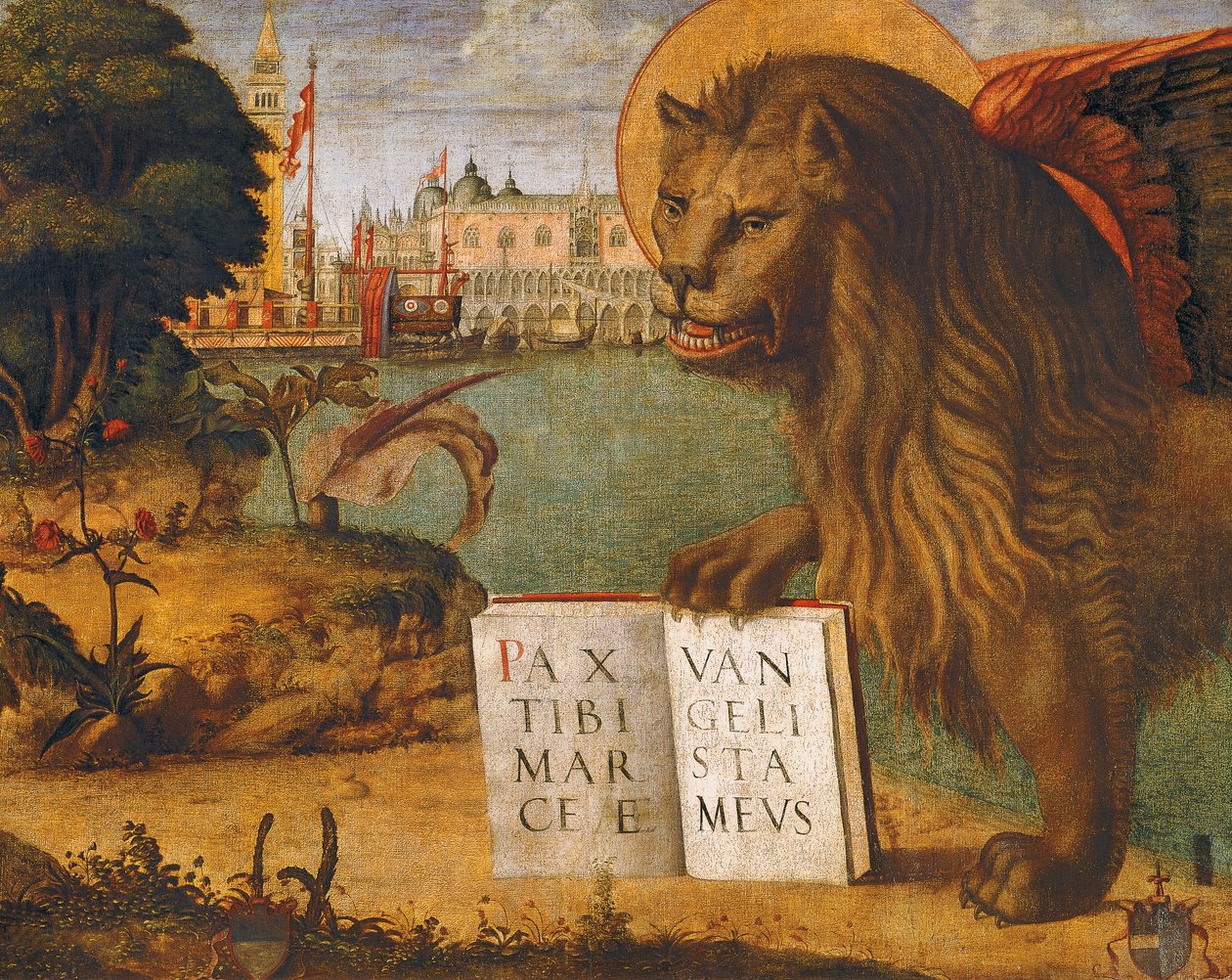 Der Löwe von St. Markus, von Vittore Carpaccio (ca. 1465-1525 oder 1526) von Vittore Carpaccio