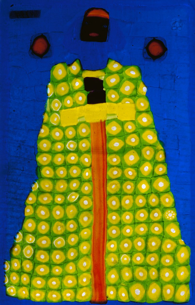 Barbaro, von Vittorio Zecchin, Mosaikglasplatte, erstellt von Artisti Barovier für die Biennale von Venedig 1914, Italien, 20. Jahrhundert von Vittorio Zecchin