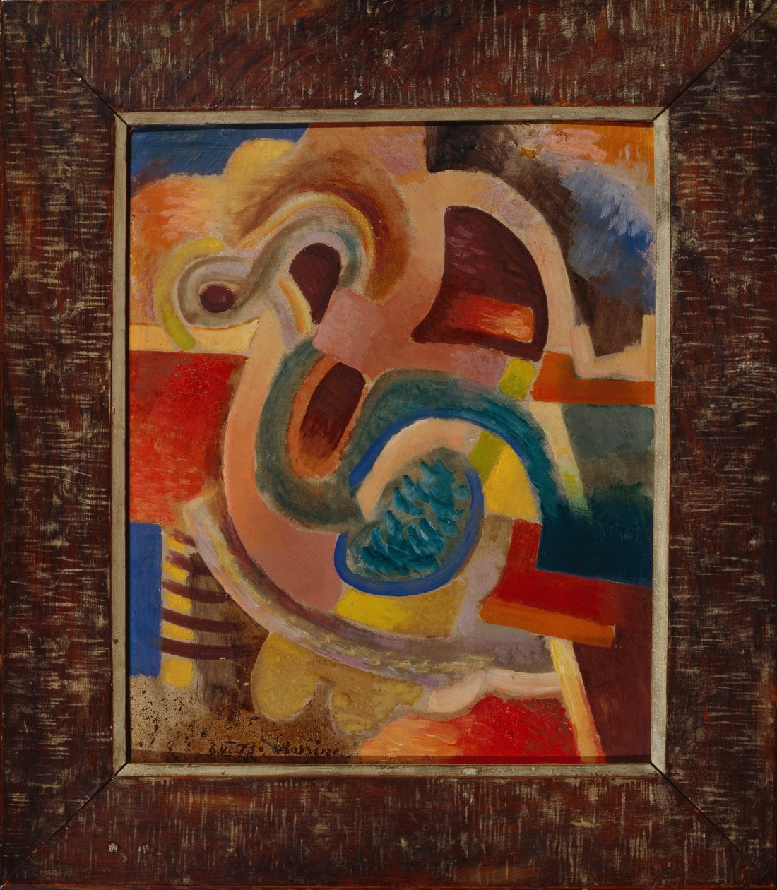 Abstrakte Komposition Nr. 8, 1913 von Daniel Vladimir Baranoff Rossine