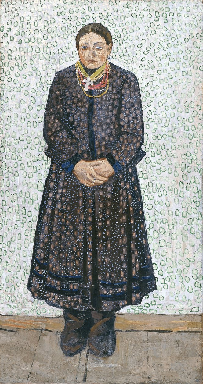 Ukrainische Bäuerin, 1910-1911 von Vladimir Davidovich Burliuk