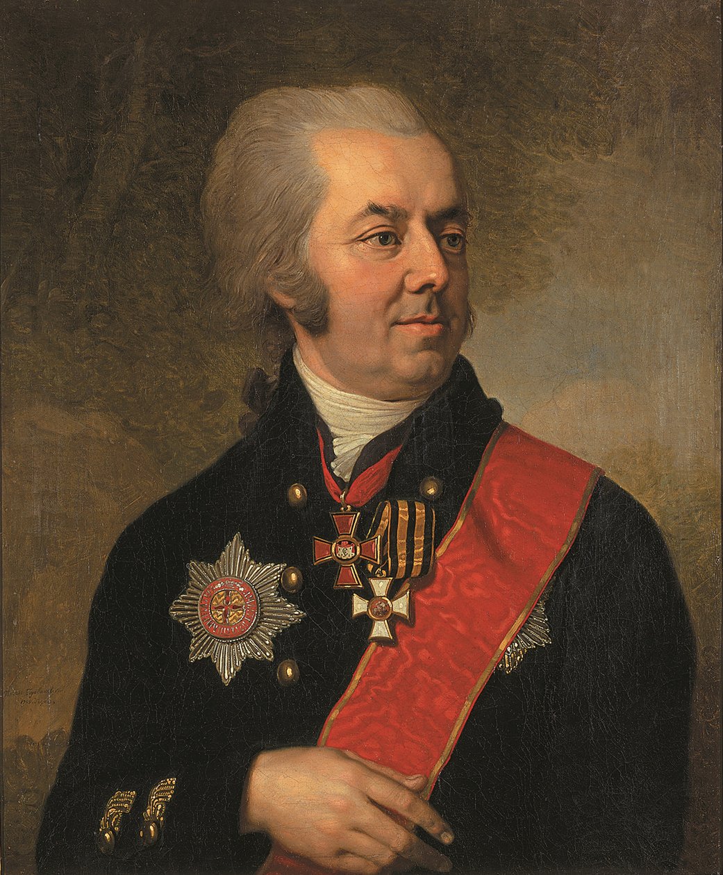 Porträt von Ioasaph Arbenev von Vladimir Lukich Borovikovsky