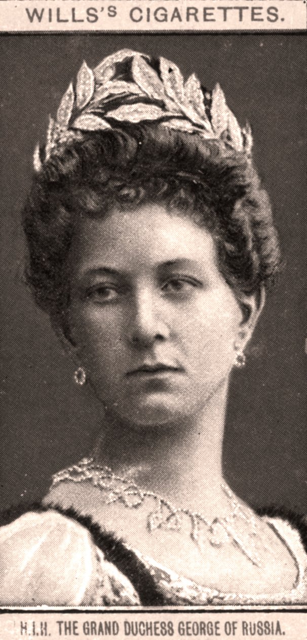 I.I.H. Die Großherzogin George von Russland, 1908 von WD and HO Wills