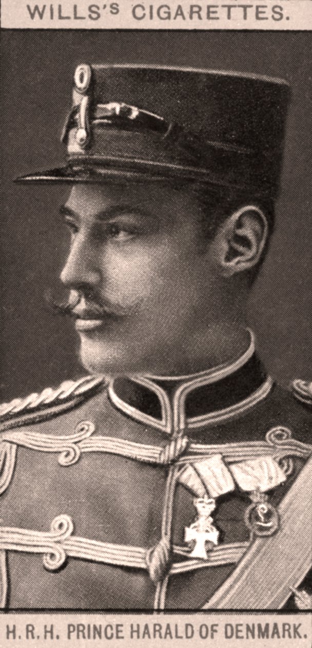 S.K.H. Prinz Harald von Dänemark, 1908 von WD and HO Wills