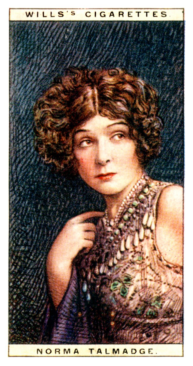 Norma Talmadge, amerikanische Schauspielerin, 1928 von WD and HO Wills