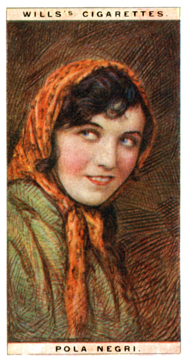 Pola Schauspielerin 1894-1987, polnische Schauspielerin, 1928 von WD and HO Wills