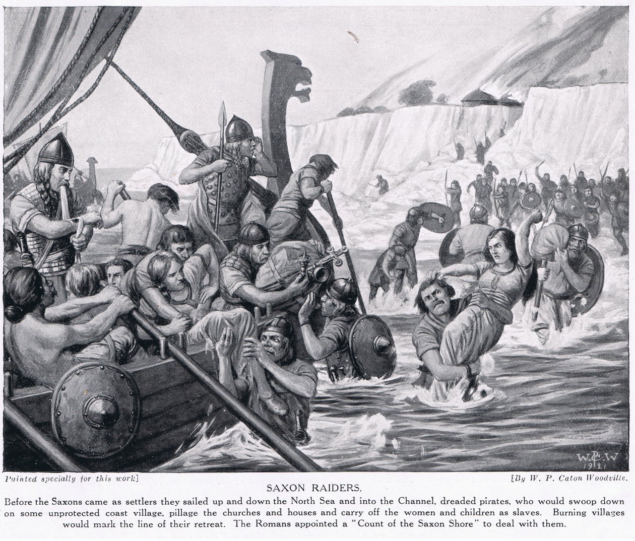 Sächsische Räuber, Illustration aus 
