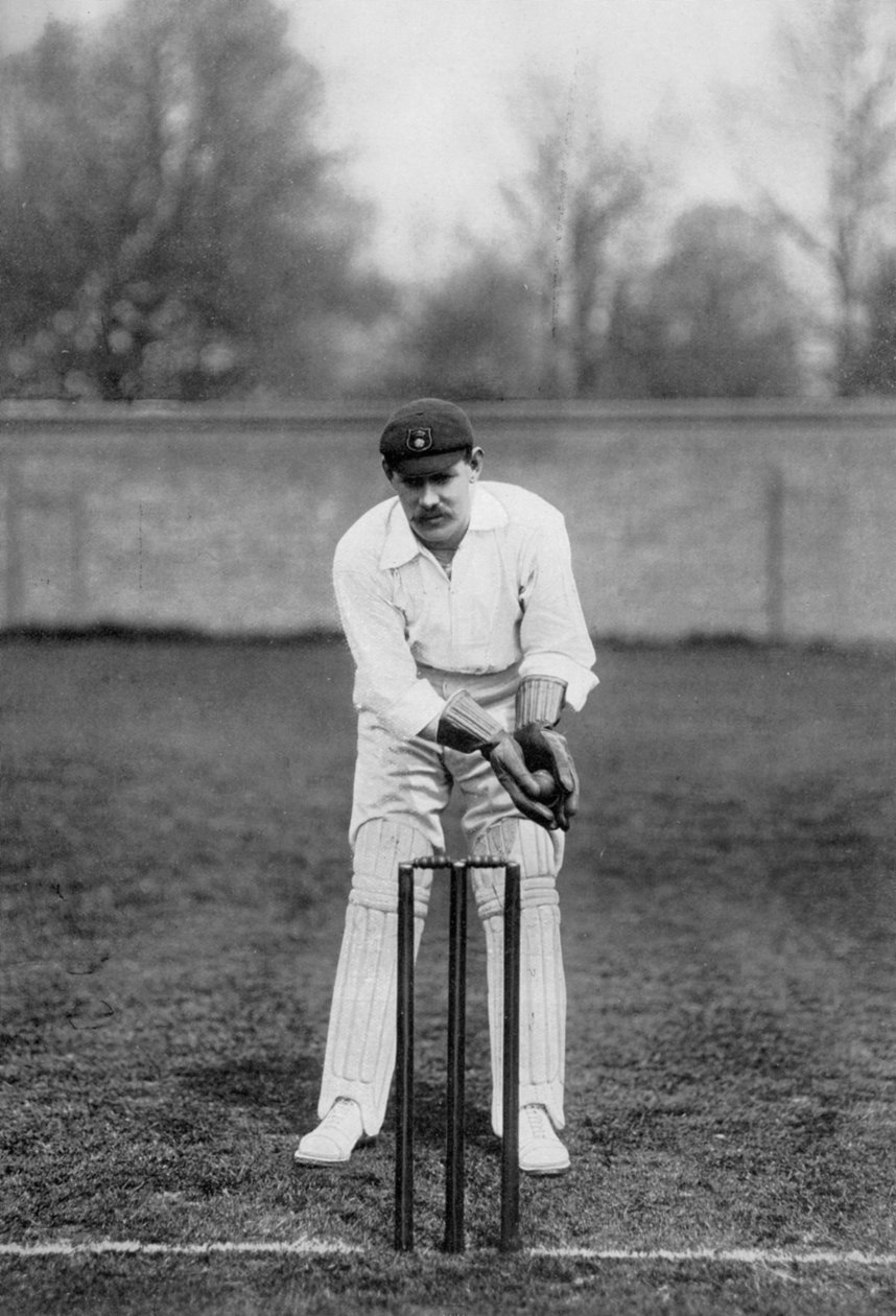 Bill Storer, Derbyshire und England Cricketspieler, ca. 1899 von William Albert Rouch