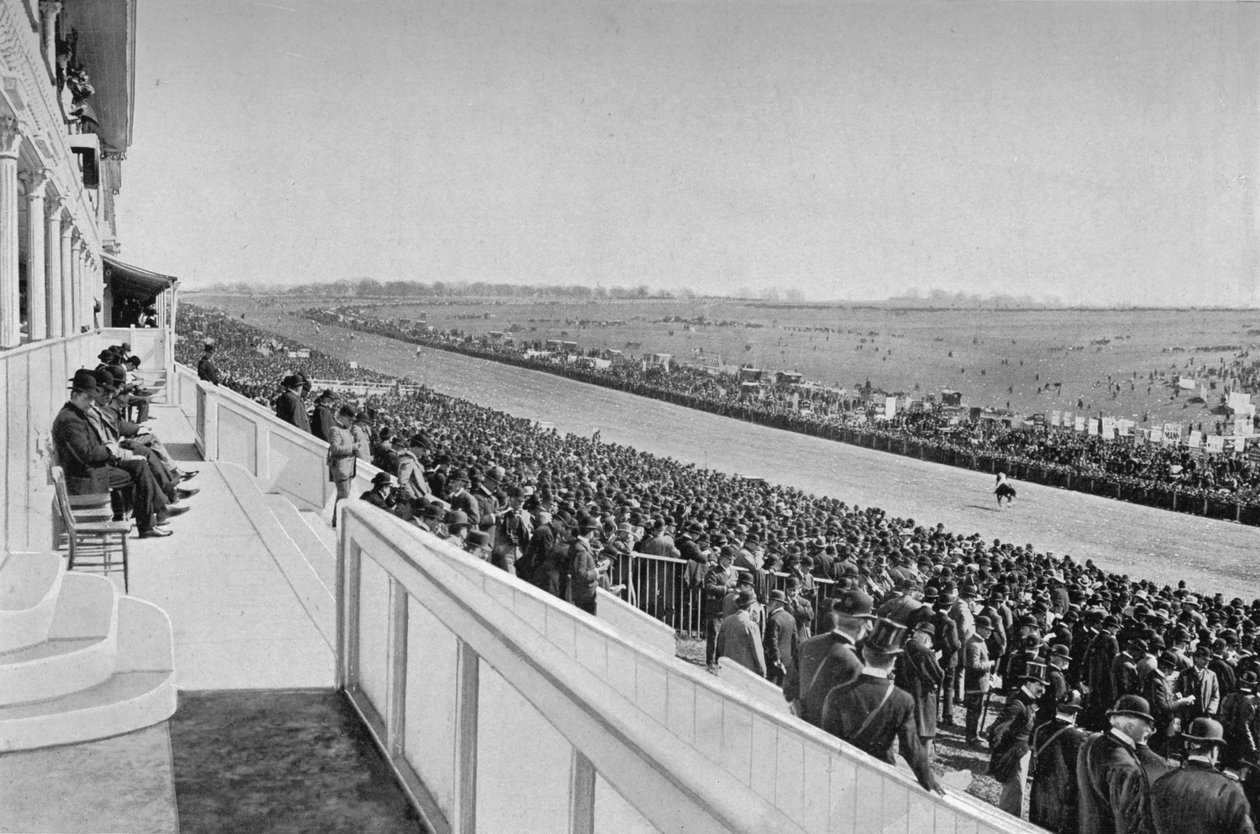 Das Derby: Blick auf die Rennstrecke von William Albert Rouch