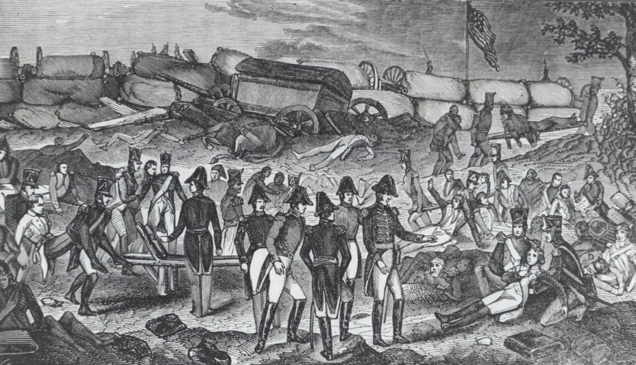 Verwundete Soldaten nach der Schlacht von New Orleans von John Ward Dunsmore