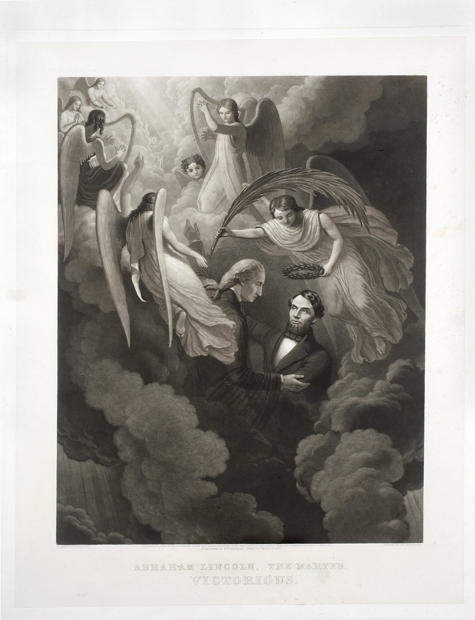 Abraham Lincoln, Der Märtyrer, Sieger, graviert von John Sartain (1808-97), ca. 1866 von W. H. Hermans